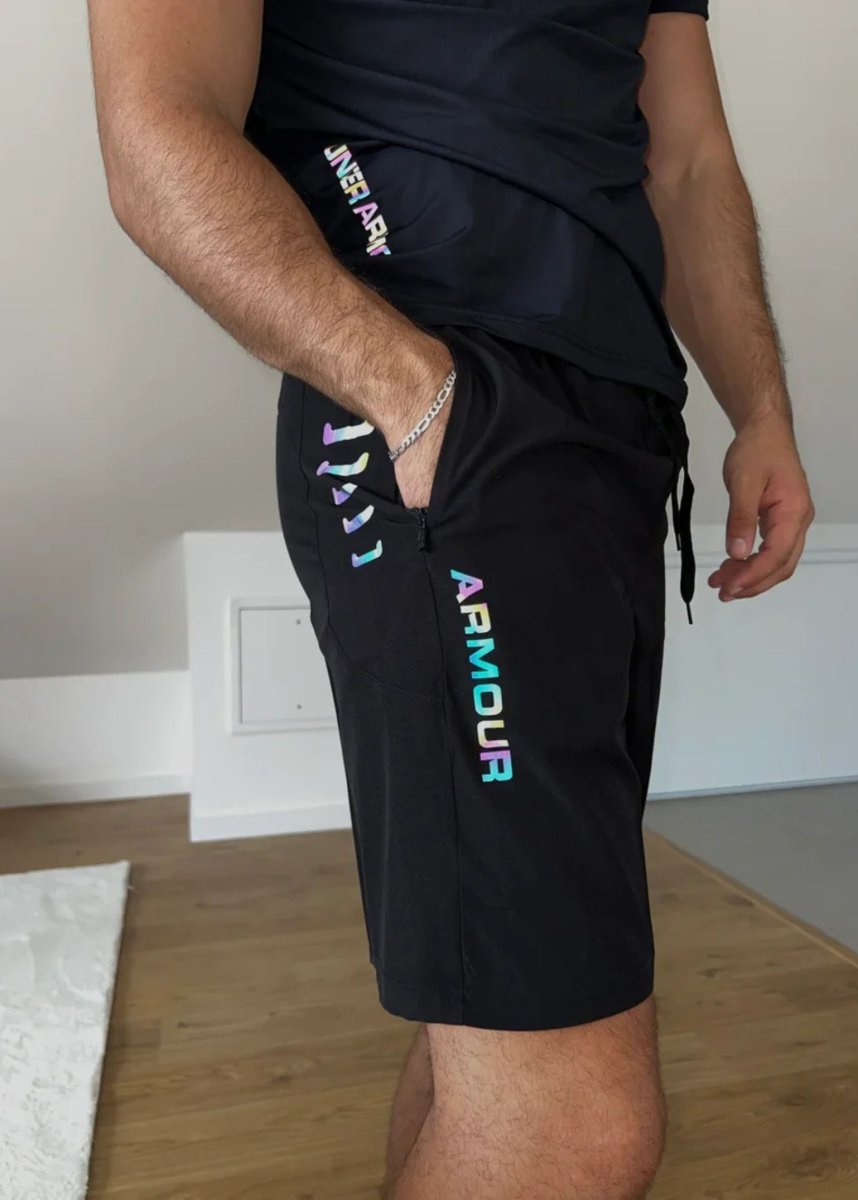 Motion Wear - Reflective Shorts Black