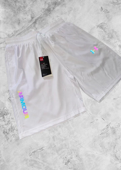 Motion Wear - Reflective Shorts Frost White