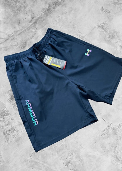Motion Wear - Reflective Shorts Navy Blue