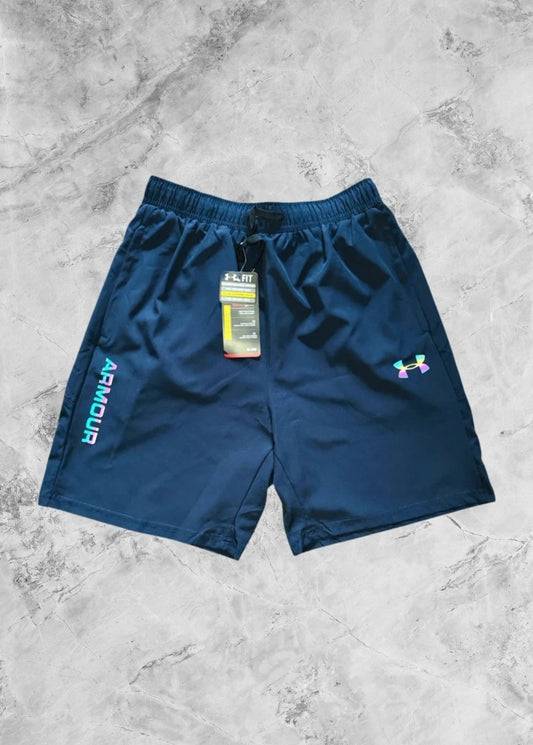 Motion Wear - Reflective Shorts Navy Blue